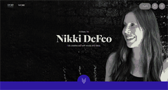 Desktop Screenshot of nikkidefeo.com